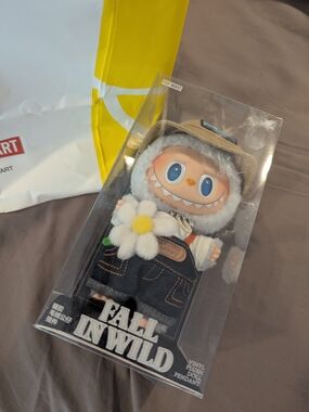 POP MART Labubu The Monsters Fall in Wild Vinyl Plush Pendant NIB sealed